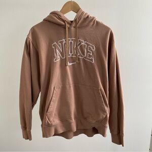 Nike Brown Sweater Classic Pullover Design